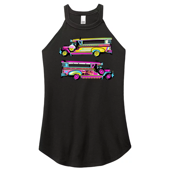 Jeepney Women’s Perfect Tri Rocker Tank