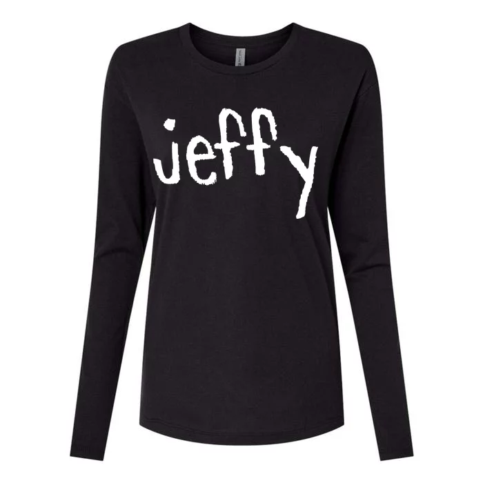 Jeffy Womens Cotton Relaxed Long Sleeve T-Shirt