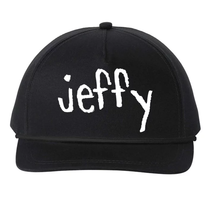 Jeffy Snapback Five-Panel Rope Hat