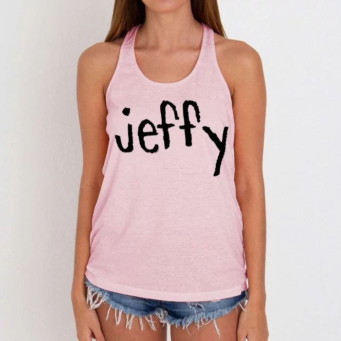 Jeffy Women's Knotted Racerback Tank