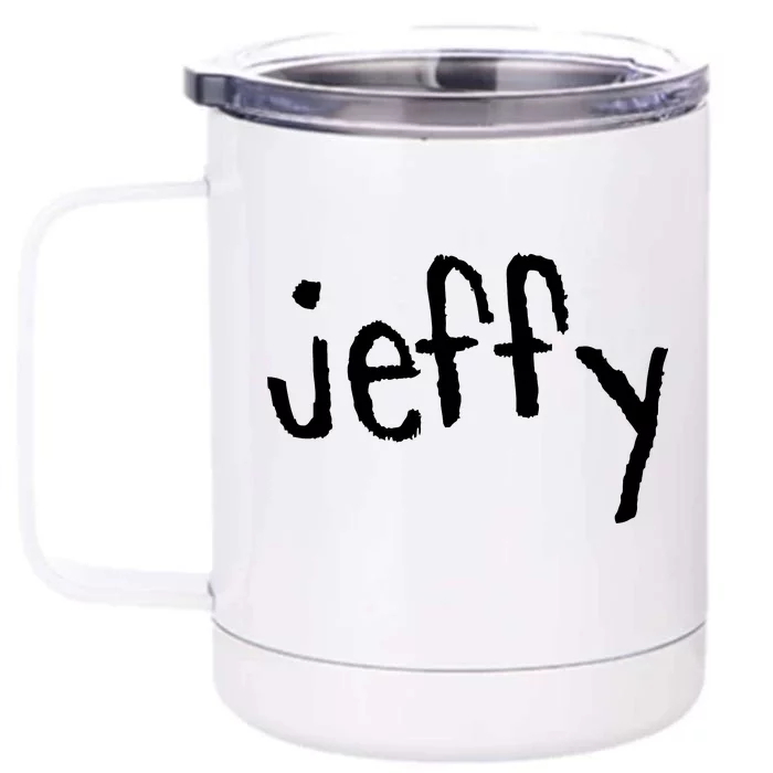 Jeffy Front & Back 12oz Stainless Steel Tumbler Cup