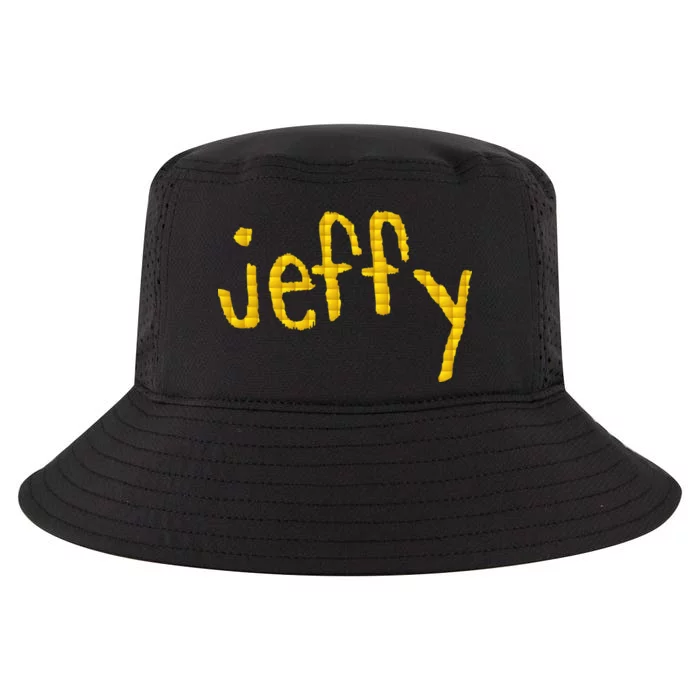 Jeffy Gold Logo Cool Comfort Performance Bucket Hat