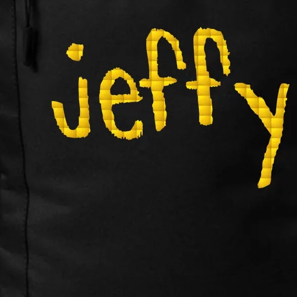 Jeffy Gold Logo Daily Commute Backpack