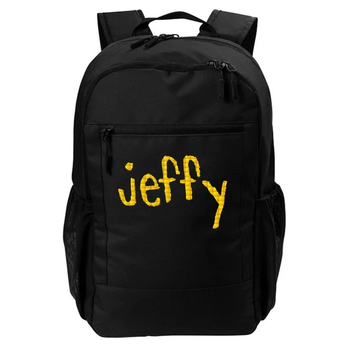 Jeffy Gold Logo Daily Commute Backpack