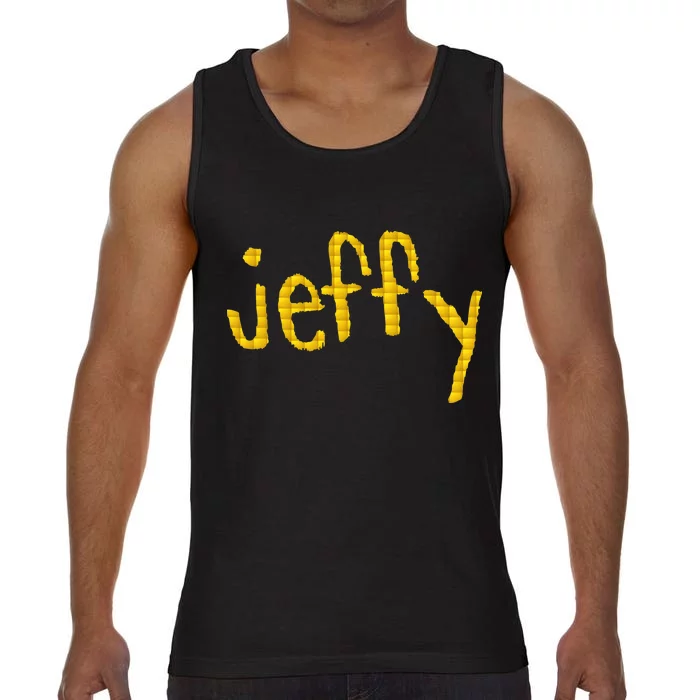 Jeffy Gold Logo Comfort Colors® Tank Top