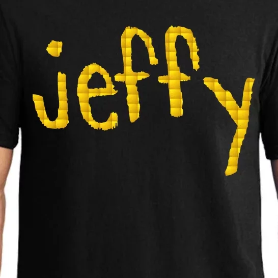 Jeffy Gold Logo Pajama Set