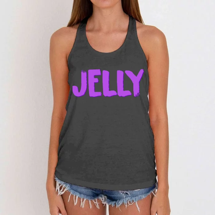 Jelly Matching Women's Knotted Racerback Tank