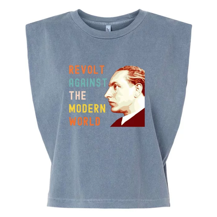 Julius Evola Revolt Against The Modern World Garment-Dyed Women's Muscle Tee