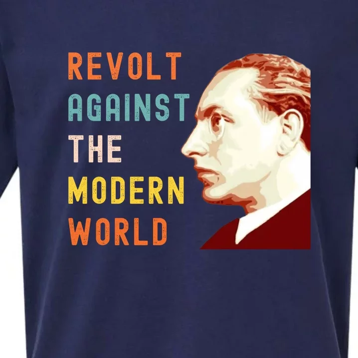 Julius Evola Revolt Against The Modern World Sueded Cloud Jersey T-Shirt