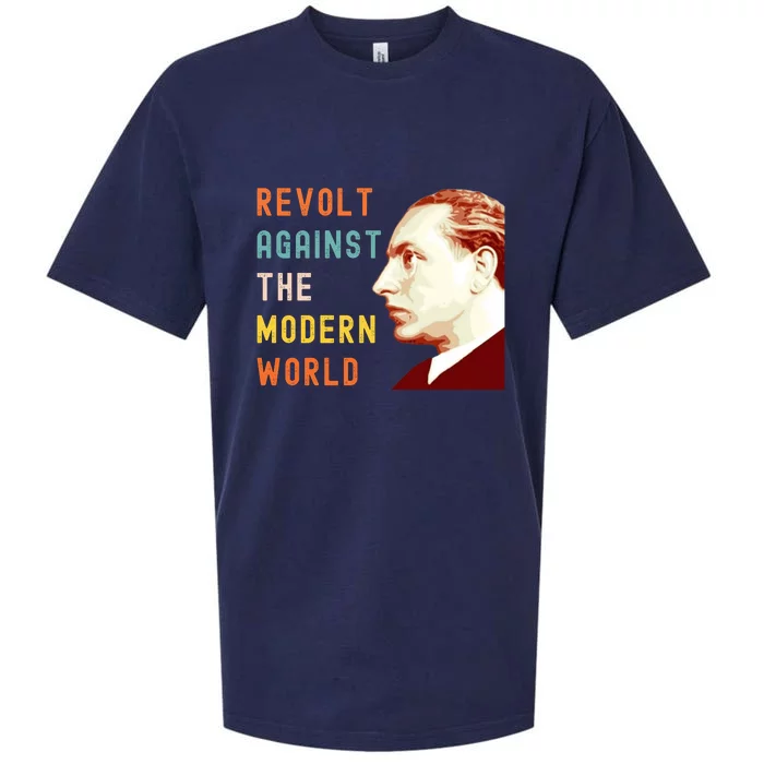 Julius Evola Revolt Against The Modern World Sueded Cloud Jersey T-Shirt