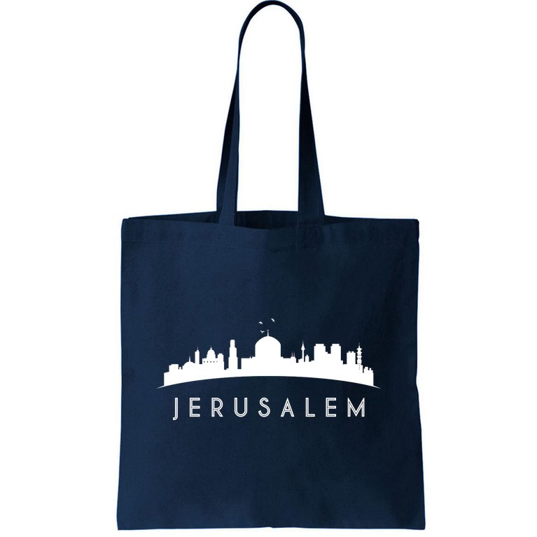 Jerusalem Skyline Tote Bag