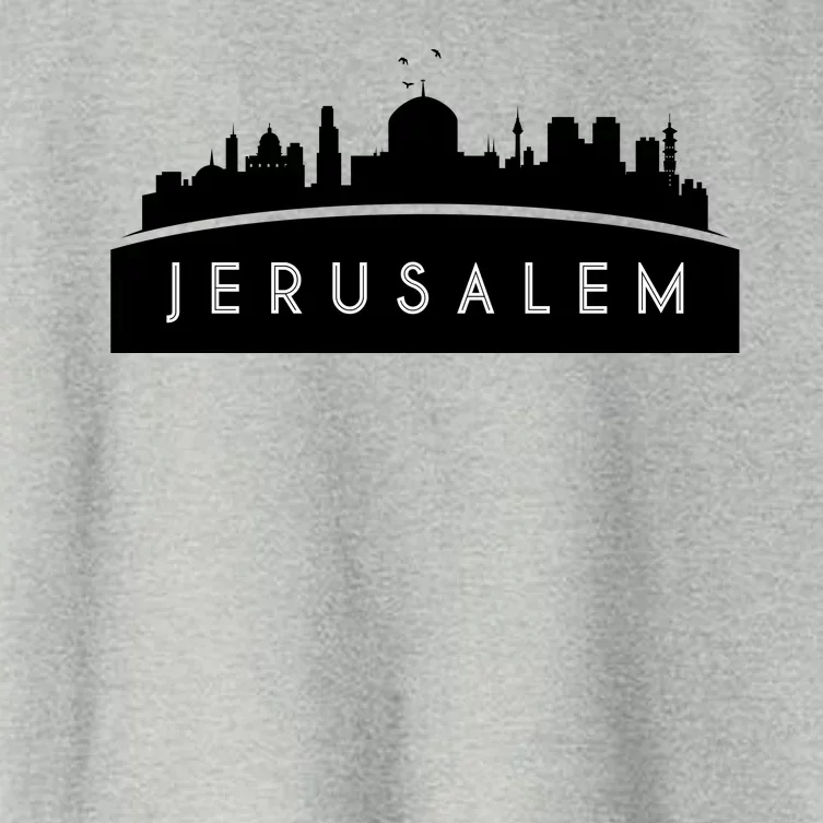 Jerusalem Skyline Women's Crop Top Tee