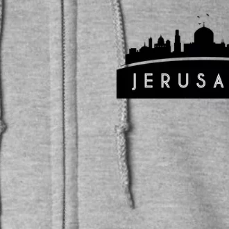 Jerusalem Skyline Full Zip Hoodie