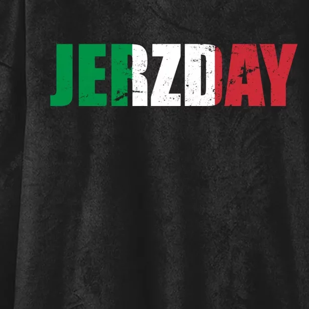 Jerzday Italian Party Logo Hooded Wearable Blanket