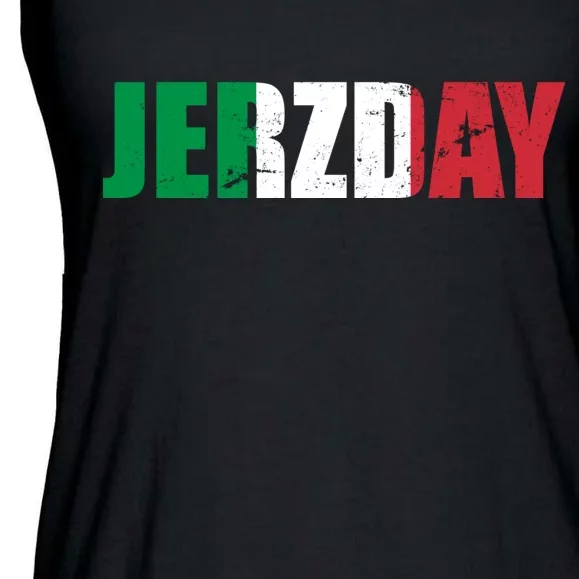 Jerzday Italian Party Logo Ladies Essential Flowy Tank