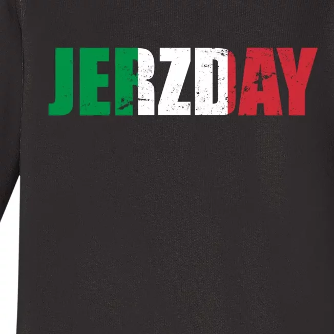 Jerzday Italian Party Logo Baby Long Sleeve Bodysuit