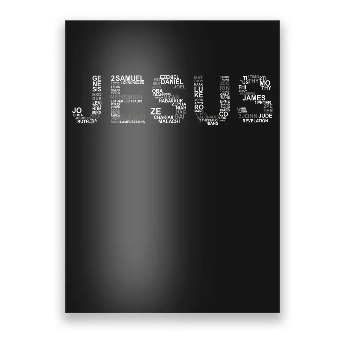 Jesus - Power is in the Name Word Mashup Poster