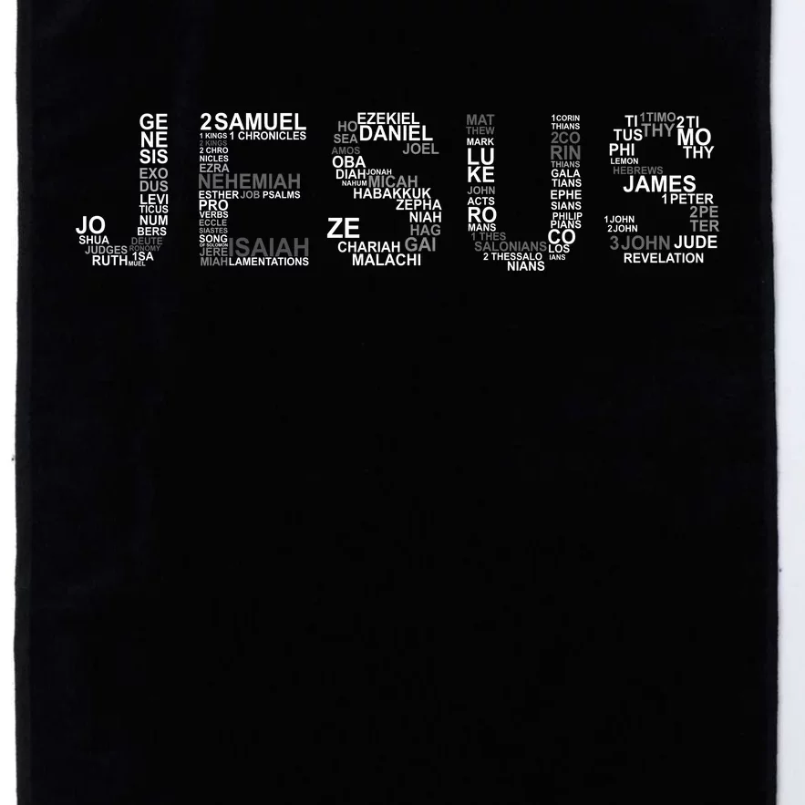 Jesus - Power is in the Name Word Mashup Platinum Collection Golf Towel