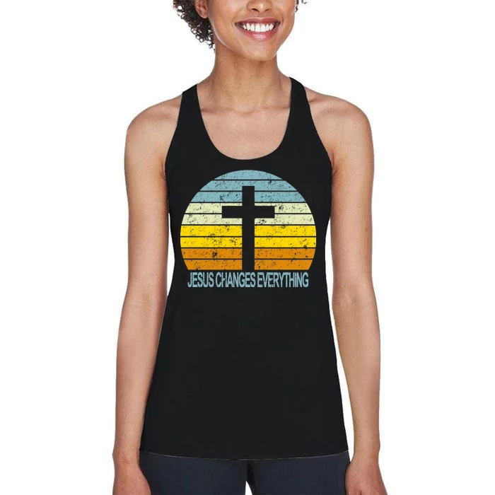 Jesus Changes Everything Women's Racerback Tank