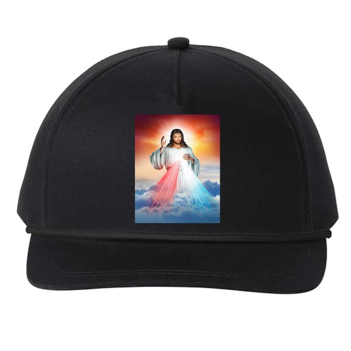 Jesus Christ Snapback Five-Panel Rope Hat