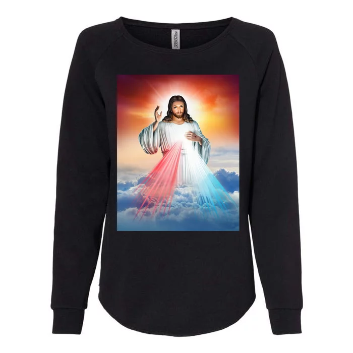 Jesus Christ Womens California Wash Sweatshirt