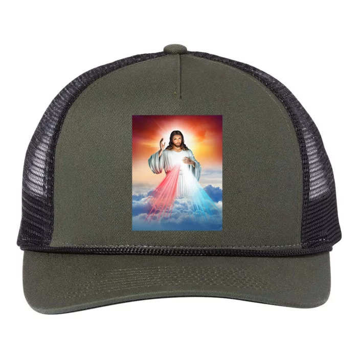 Jesus Christ Retro Rope Trucker Hat Cap