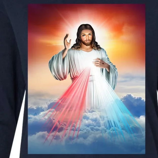 Jesus Christ Womens Cotton Relaxed Long Sleeve T-Shirt