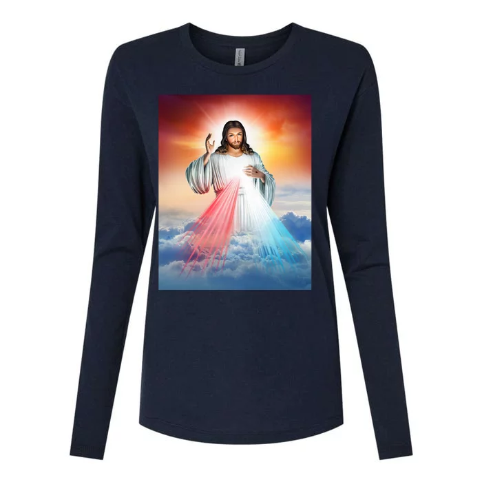 Jesus Christ Womens Cotton Relaxed Long Sleeve T-Shirt