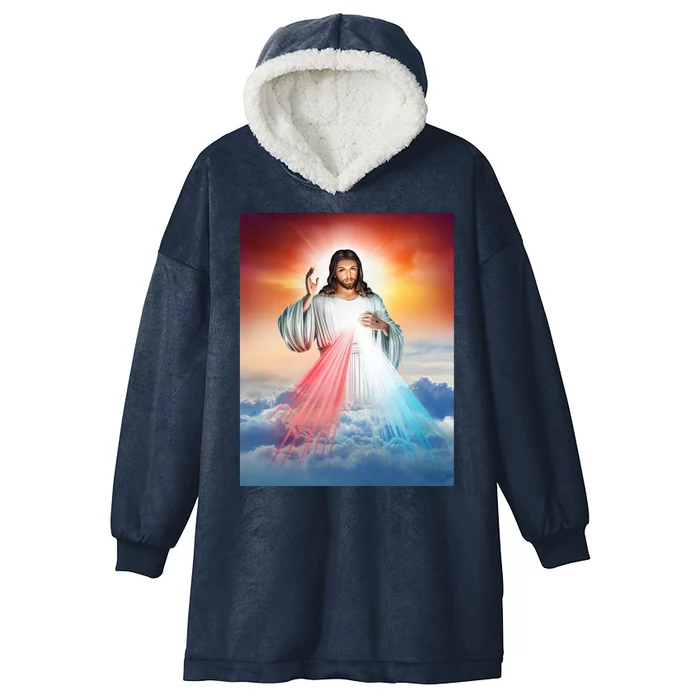 Jesus Christ Hooded Wearable Blanket