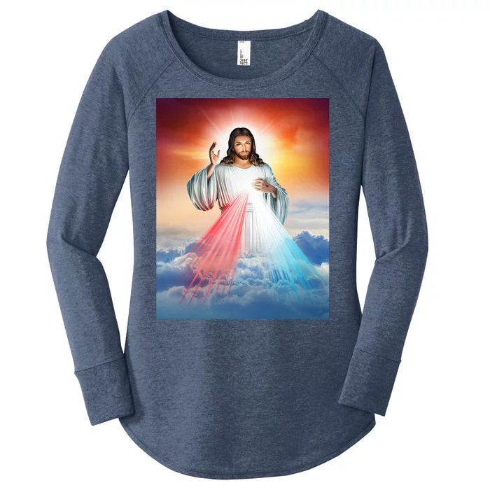 Jesus Christ Women's Perfect Tri Tunic Long Sleeve Shirt