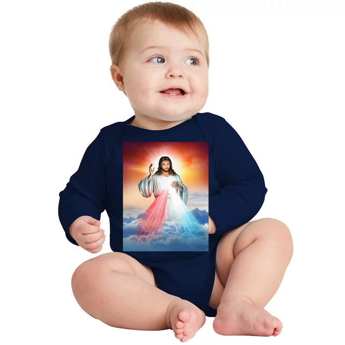 Jesus Christ Baby Long Sleeve Bodysuit