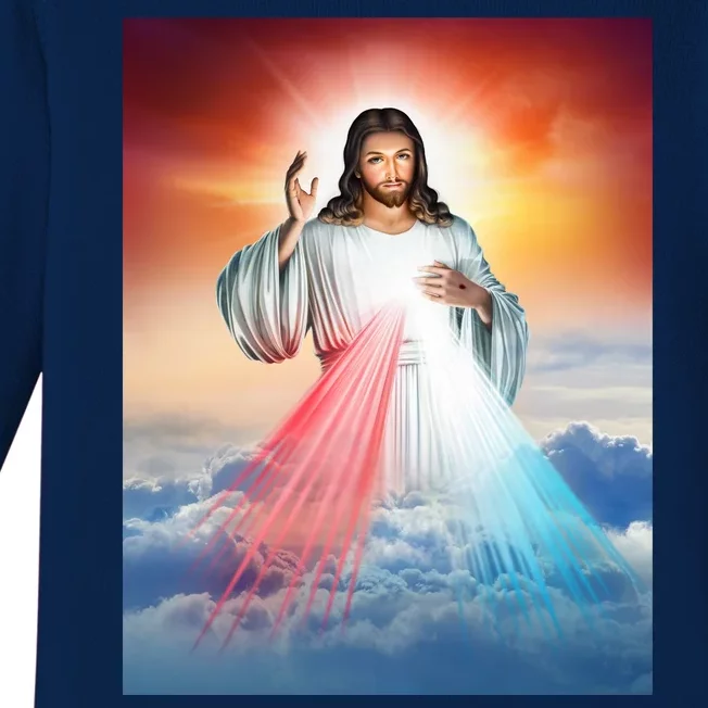 Jesus Christ Baby Long Sleeve Bodysuit