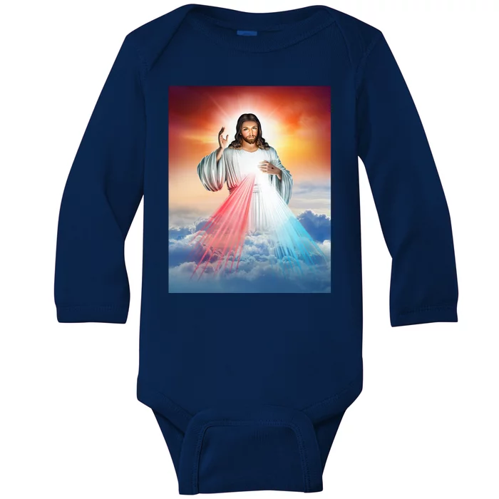 Jesus Christ Baby Long Sleeve Bodysuit