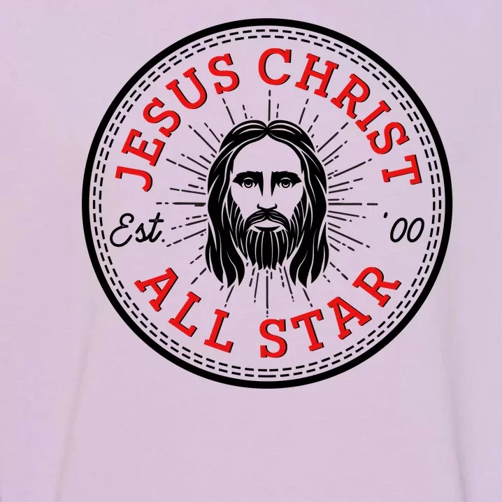 Jesus Christ All Star Est 00 Converse Garment-Dyed Sweatshirt