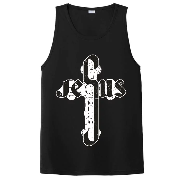 Jesus Christ Cross Faith Performance Tank