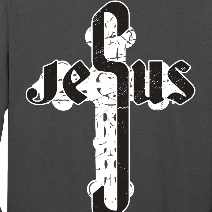 Jesus Christ Cross Faith Tall Long Sleeve T-Shirt