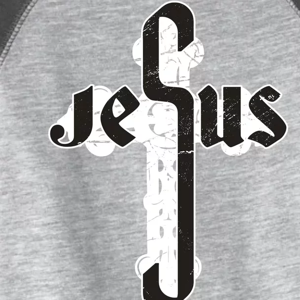 Jesus Christ Cross Faith Toddler Fine Jersey T-Shirt