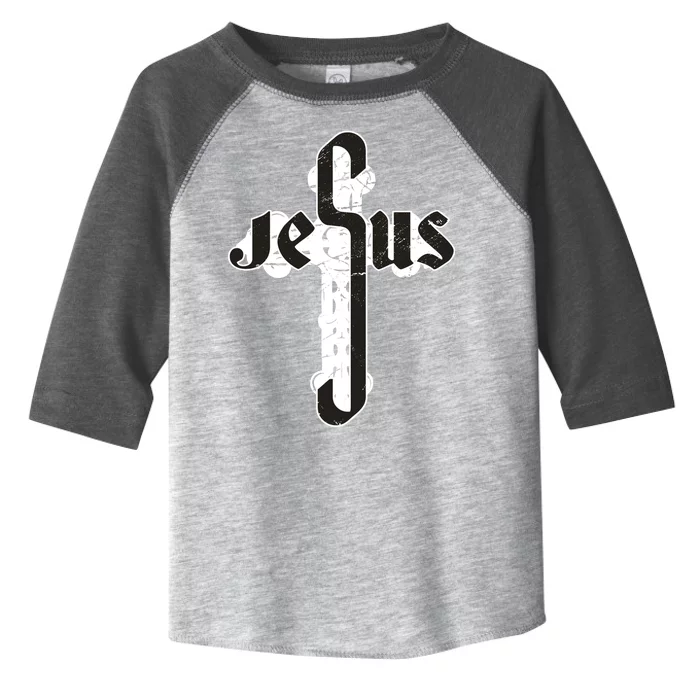 Jesus Christ Cross Faith Toddler Fine Jersey T-Shirt