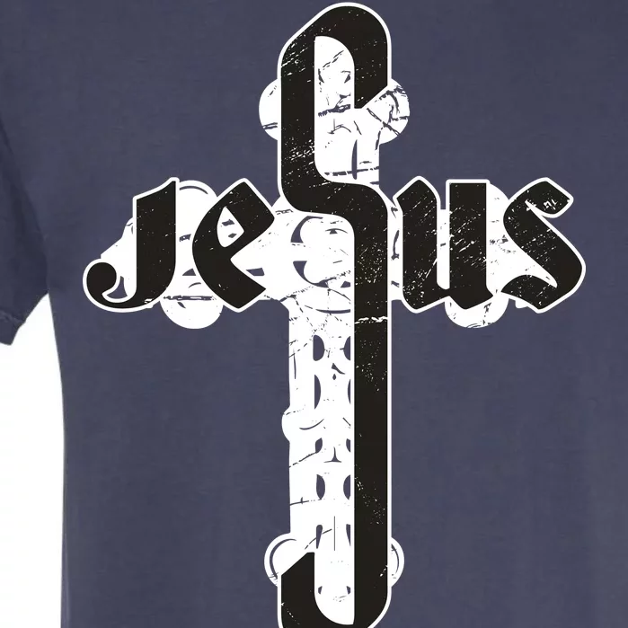 Jesus Christ Cross Faith Garment-Dyed Heavyweight T-Shirt