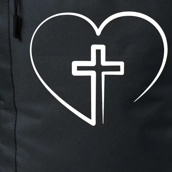 Jesus Christ Cross Heart Daily Commute Backpack