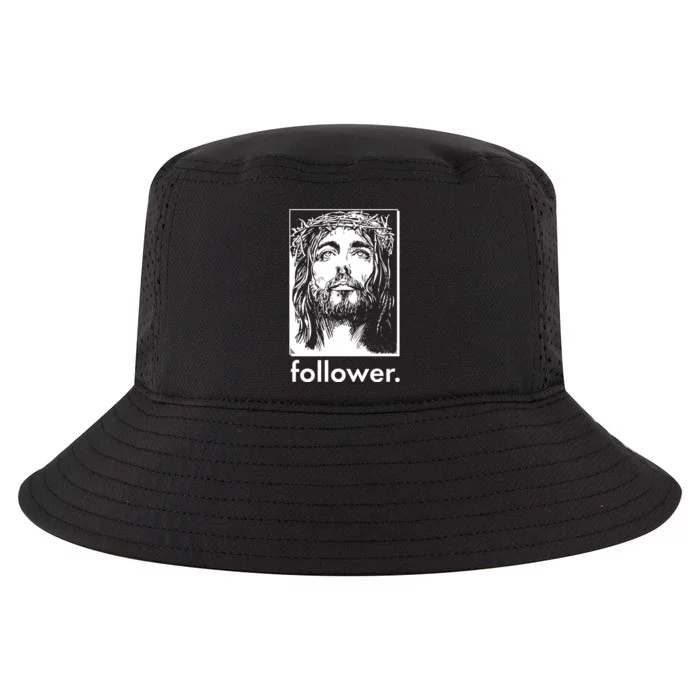 Jesus Christ Portrait Follower Cool Comfort Performance Bucket Hat