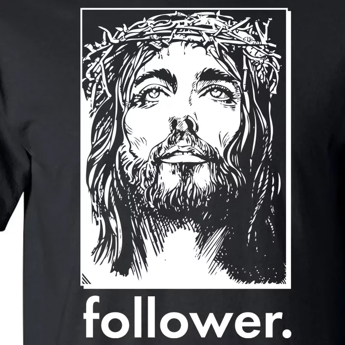 Jesus Christ Portrait Follower Tall T-Shirt