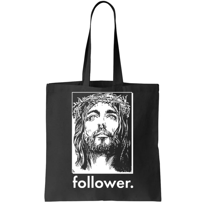 Jesus Christ Portrait Follower Tote Bag