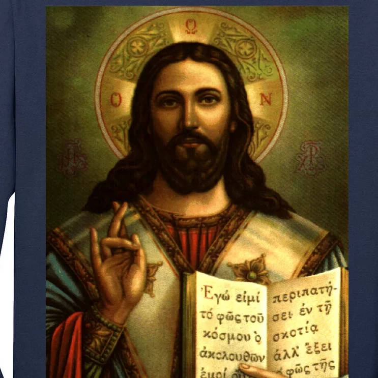 Jesus Christ Religious Photo Tall Long Sleeve T-Shirt