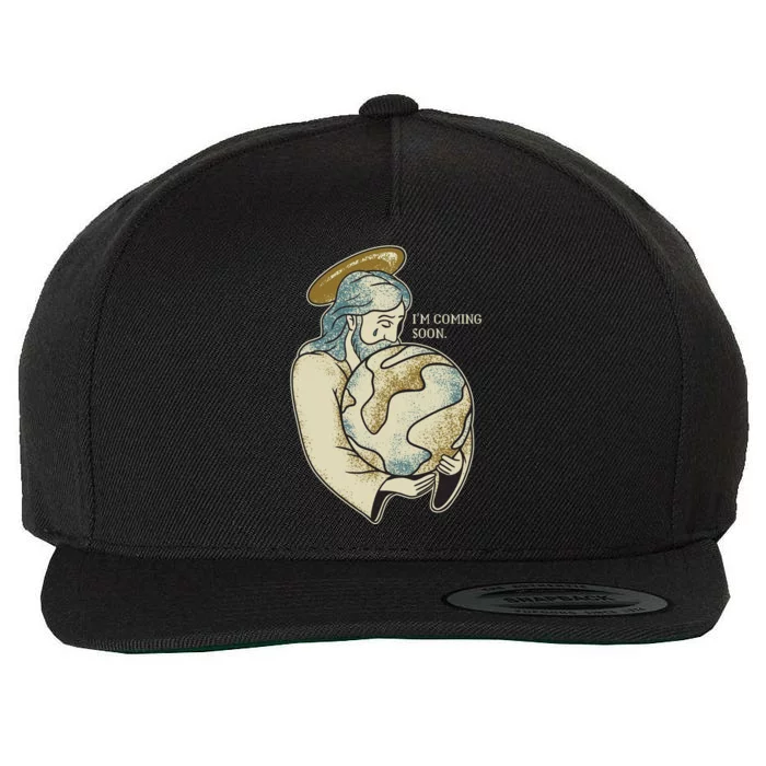 Jesus Coming Soon Wool Snapback Cap