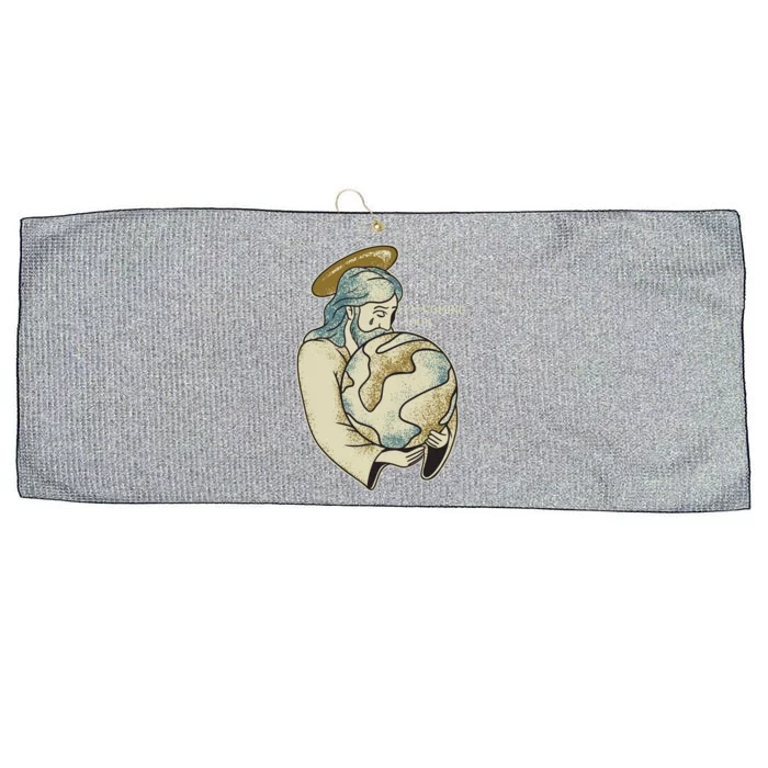 Jesus Coming Soon Large Microfiber Waffle Golf Towel