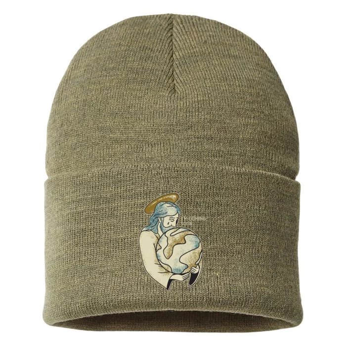 Jesus Coming Soon Sustainable Knit Beanie