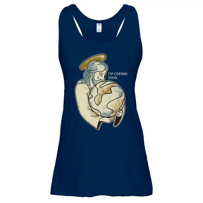 Jesus Coming Soon Ladies Essential Flowy Tank