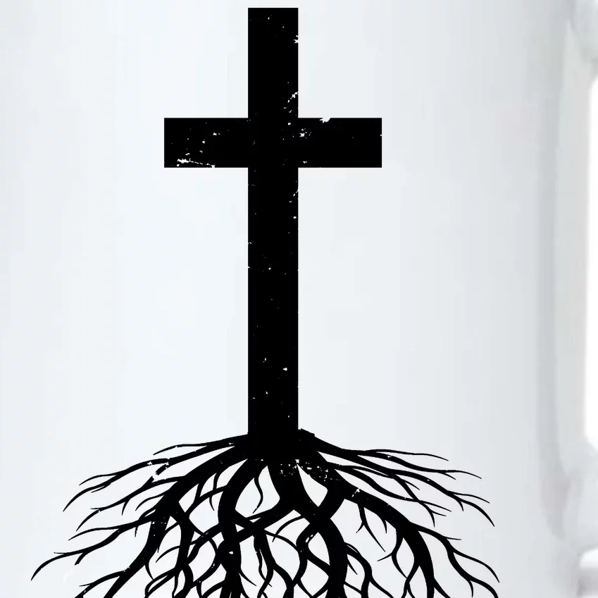 Jesus Cross Root Black Color Changing Mug