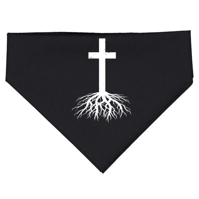 Jesus Cross Root USA-Made Doggie Bandana